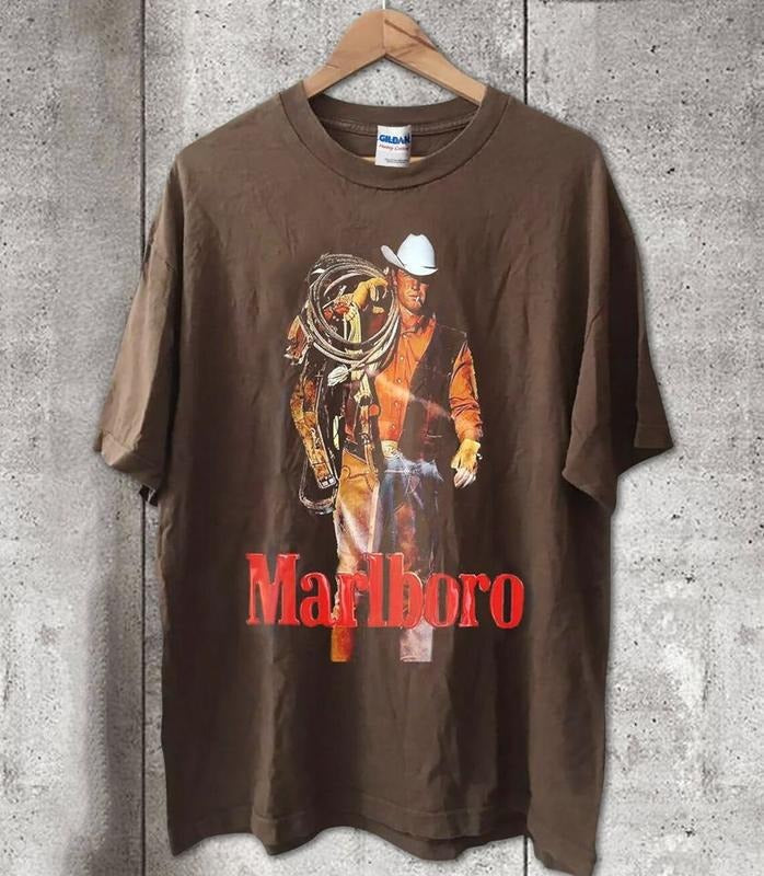 VTG 1990s Marlboro Cowboy Pocket T Shirt Horse, vintage Marlboro Cowboy  T-shirt, sweater and Hoodie Sweatshirt