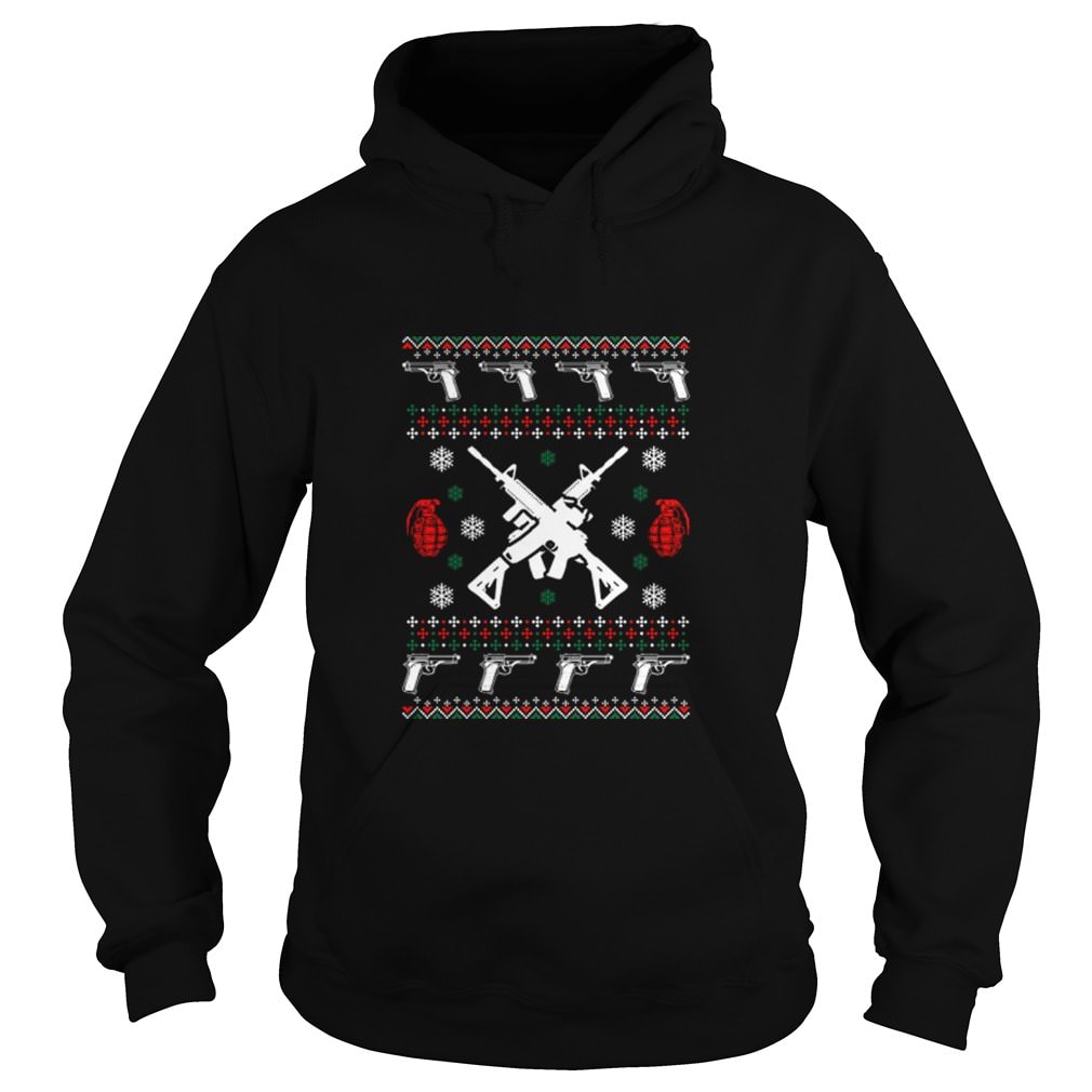 Ar15 ugly christmas sweater