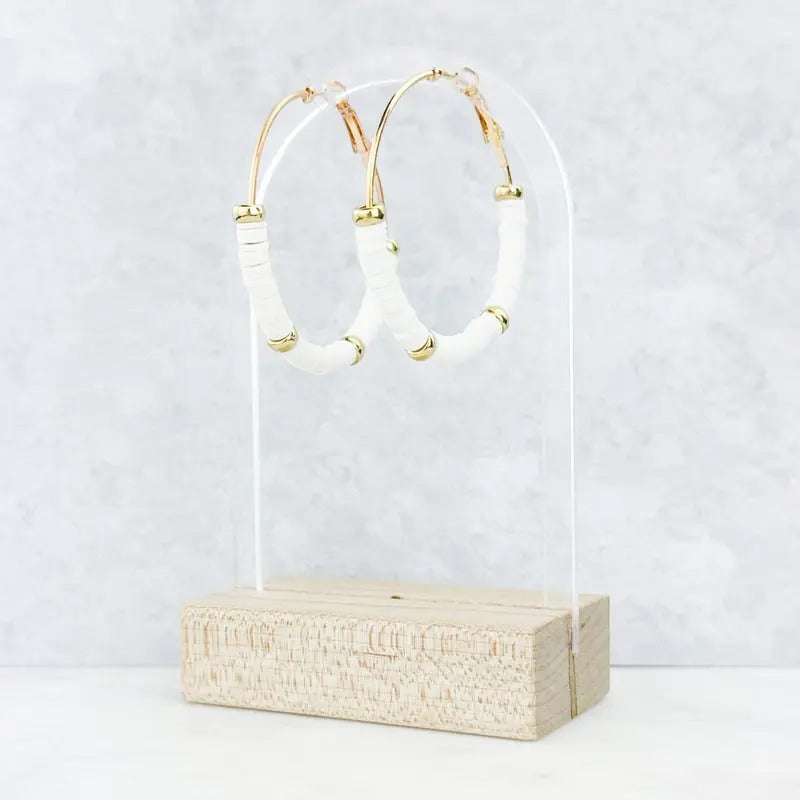 Vacay Ready Beaded Hoop Earrings T-Shirts, Hoodie, Sweatshirt | PureTeeCo.com