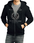 Valar Morghulis All Men Must Die Black Zipper Hoodie T-Shirts, Sweatshirt | PureTeeCo.com