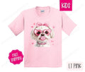 Valentine Maltese Kids Shirt - Valentine's Day Children's Tshirt - Cute Youth Tee Gildan Hoodie, Sweatshirt | PureTeeCo.com