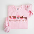 Valentine Pregnancy Announcement Sweatshirt, Maternity Valentine Shirt, Eating for Two Baby Reveal Sweater, Pregnant Wife...