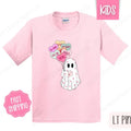 Valentine's Ghost Kids Shirt - Valentine's Day Children's Tshirt - Cute Youth Tee Gildan Hoodie, Sweatshirt | PureTeeCo.com