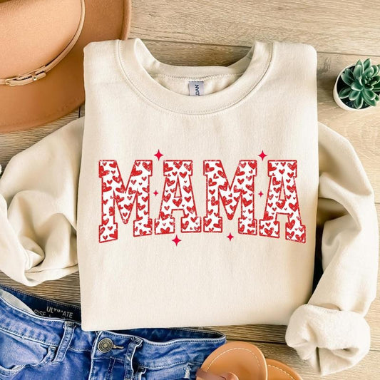Valentines Mama Sweatshirt, Glitter Valentines Sweatshirt, Valentines Hearts Sweatshirt, Valentines Day Sweatshirt, Mama Varsity Sweatshirt, Retro Valentines Sweatshirt, XOXO Sweatshirt