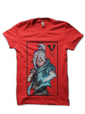 Valorant Jett Red T-Shirt Hoodie, Sweatshirt | PureTeeCo.com