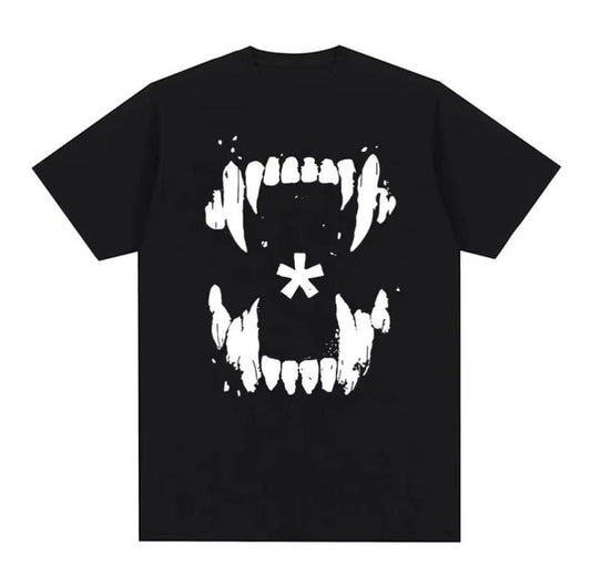 Vampire Graphic T-Shirt, Gothic Horror Design, Cotton Crew Neck T-Shirt, Halloween Gift, Unisex Shirt, Menswear Top, Womenswear Top
