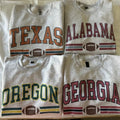 Varsity College Football Sweatshirt Comfy Fall Sweatshirt T-Shirts, Hoodie | PureTeeCo.com