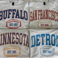 Varsity Football T Shirt Established Year T Shirt Comfy Graphic Tee Hoodie, Sweatshirt | PureTeeCo.com