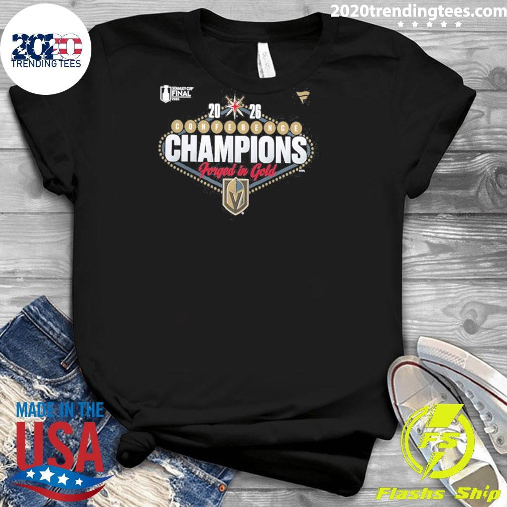 Vegas Golden Knights Fanatics 2026 NHL Western Conference Champions Hometown Shirt