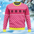 Vegeta Badman Pink Ugly Christmas Sweater