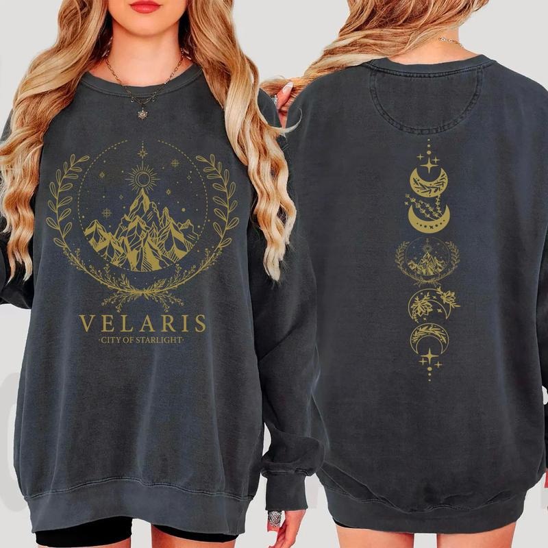 Velaris Sweatshirt, Acotar Shirt, Thorns and Roses Court of Dreams Hoodie, Acotar Fan Shirt, Night Court Sweatshirt, SJM...