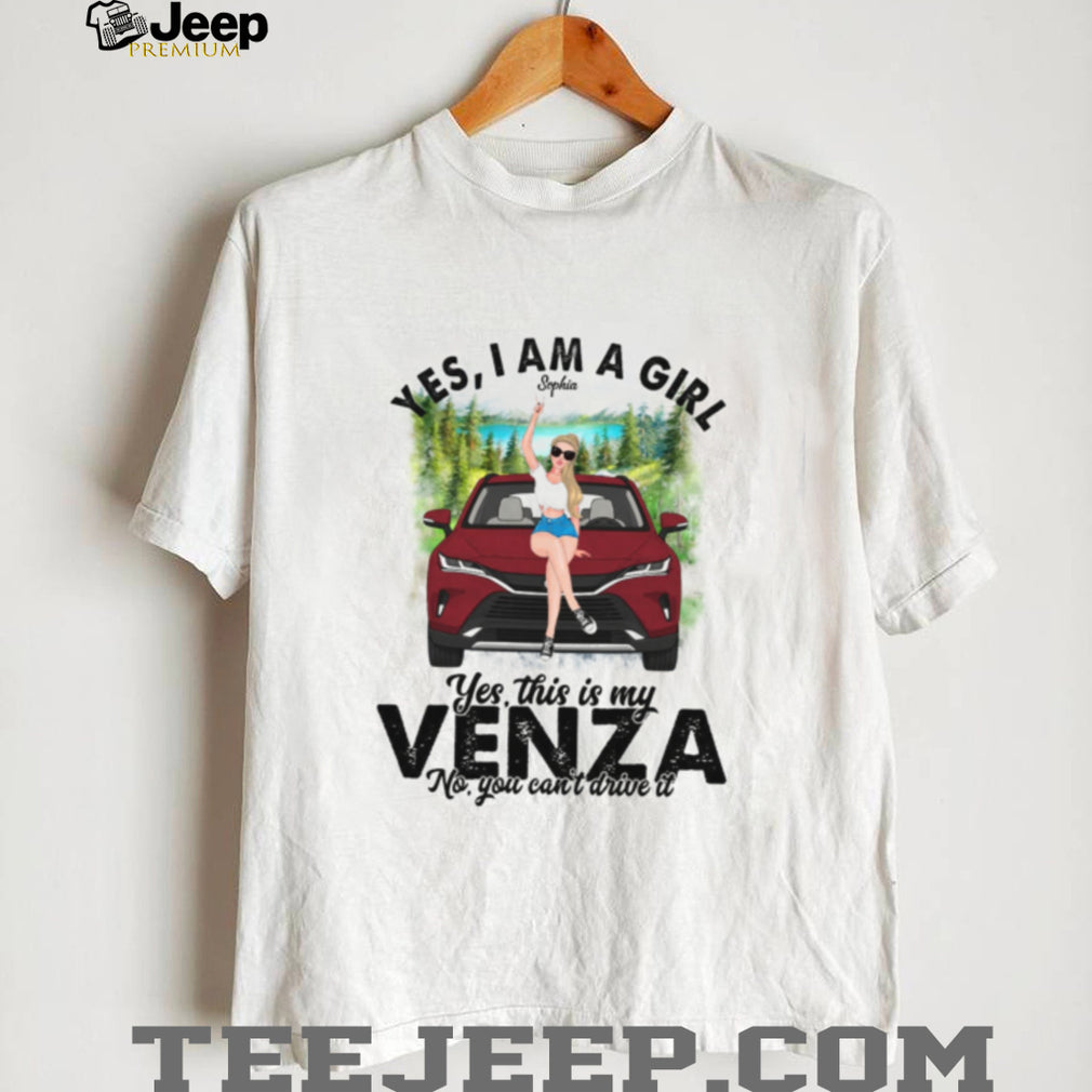 Venza Car Girl Vehicle Lover Custom Shirt