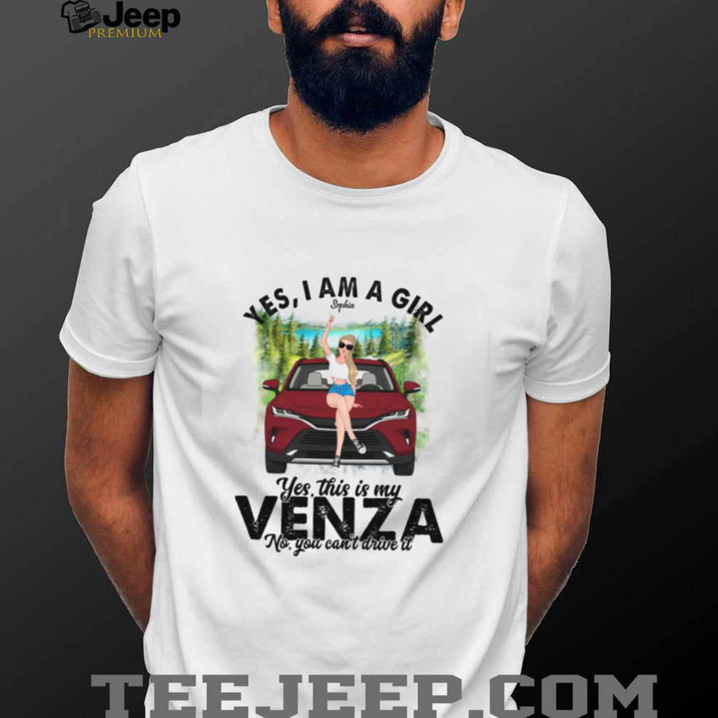 Venza Car Girl Vehicle Lover Custom Shirt