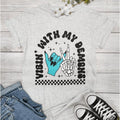 Vibin' With My Demons Graphic T-shirt Hoodie, Sweatshirt | PureTeeCo.com