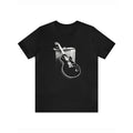 Vibrant Fancy Guitar Print Crew Neck T-Shirt - Men's Soft Short Sleeve Top for Summer Casual Wear