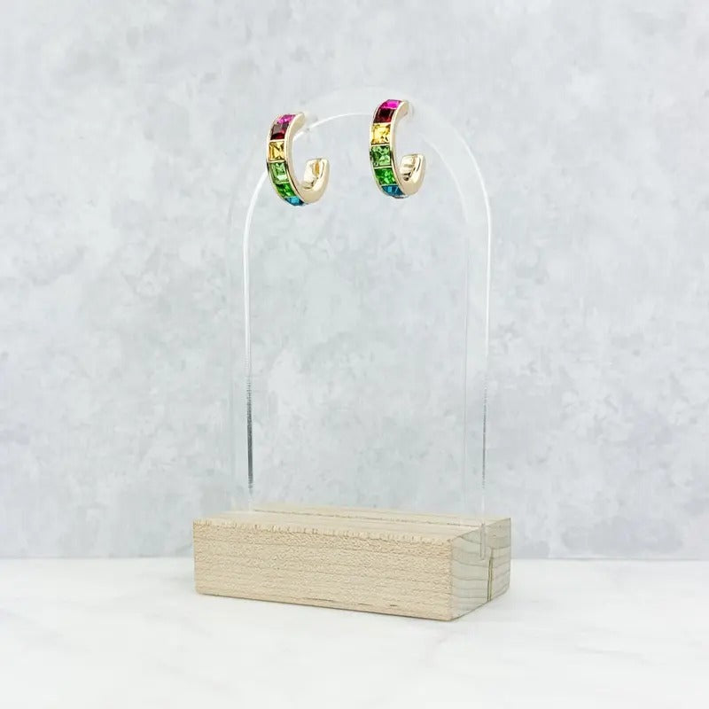 Vibrant Vision Hoop Earrings T-Shirts, Hoodie, Sweatshirt | PureTeeCo.com