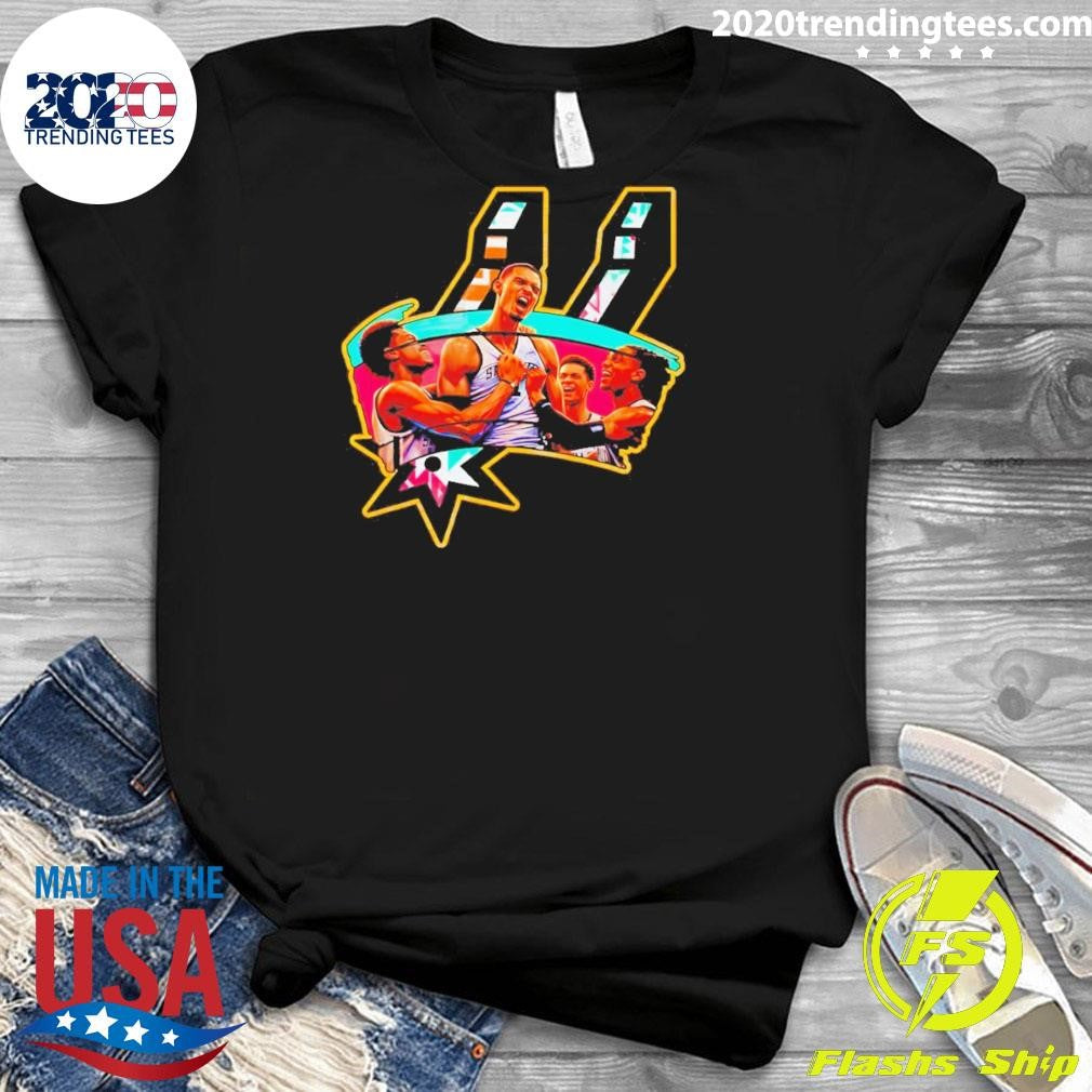 Victor Wembanyama 1 San Antonio Spurs Basketball Playoff Clinch Celebration Shirt