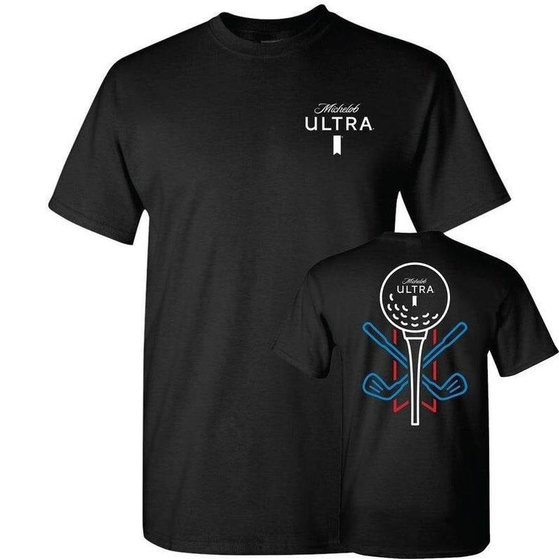 Victoria Maxwell, Michelob Ultra Golfing Front and Back Print T-Shirt S-5XL, Michelob ULTRA Golf Player Gift Beer Tee, Michelob ULTRA Golf Beer T-Shirt