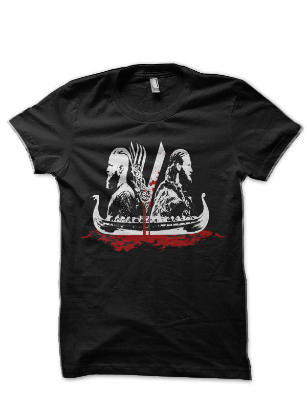 Viking Brothers Black T-Shirt Hoodie, Sweatshirt | PureTeeCo.com