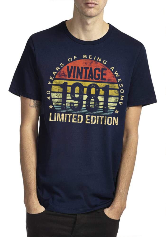 Vintage 1981 Limited Edition T-Shirt Style002 Hoodie, Sweatshirt | PureTeeCo.com