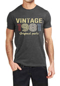 Vintage 1981 T-Shirt Style001 Hoodie, Sweatshirt | PureTeeCo.com
