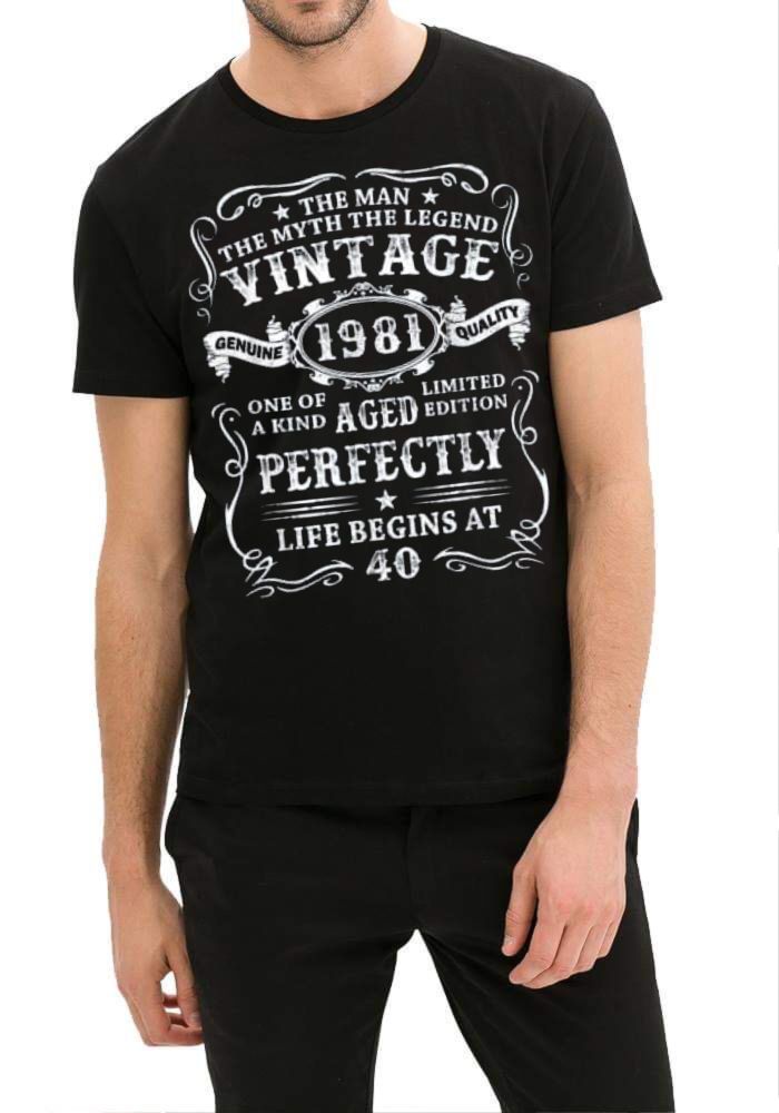 Vintage 1981 T-Shirt Hoodie, Sweatshirt | PureTeeCo.com