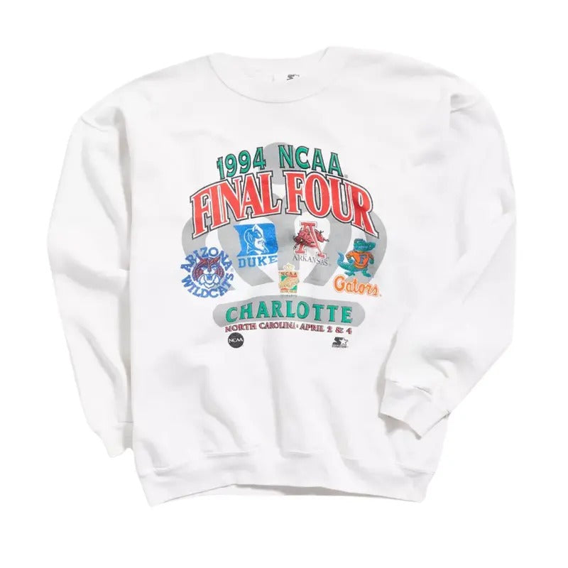 Vintage 1994 Final Four Pullover Sweatshirt T-Shirts, Hoodie | PureTeeCo.com
