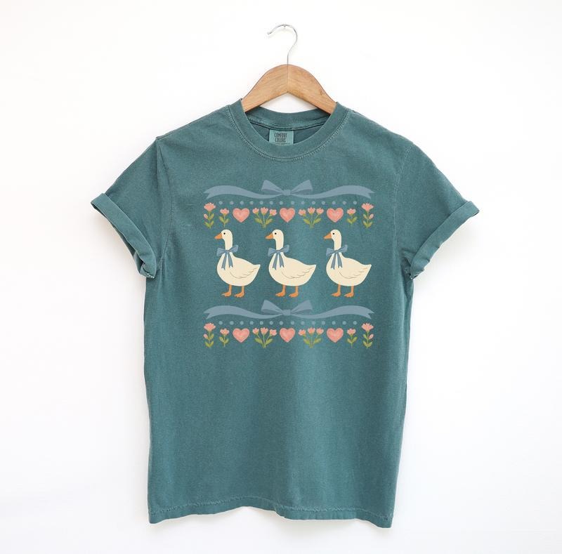 Vintage 80s Goose Shirt, Funny Blue Ribbon Silly Goose Tee, Retro Goose Comfort Colors Tshirt Hoodie, Sweatshirt