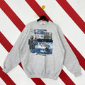 Vintage 90s Alaska Sweatshirt Alaska Crewneck Ketchikan Sweater Pullover Juneau Glacier Bay Sitka Skagway Fairbanks Print...