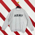 Vintage 90s Army Sweatshirt Military Army Crewneck US Army Sweater Pullover Military United State Army Print Logo...