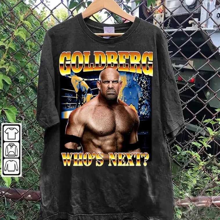 Vintage 90s Graphic Style Bill Goldberg T-shirt - Bill Goldberg T-shirt - American Professional Wrestler Tee For Man and...