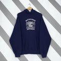 Vintage 90s Munich Germany Blue Hoodie Sweatshirt XLarge München Bavaria Spell Out Pullover Munich Bavaria State Hoodie...