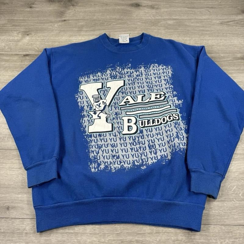 Vintage 90s Yale University Bulldogs  Unisex T-shirt Sweatshirt Hoodie 44 | PureTeeCo.com