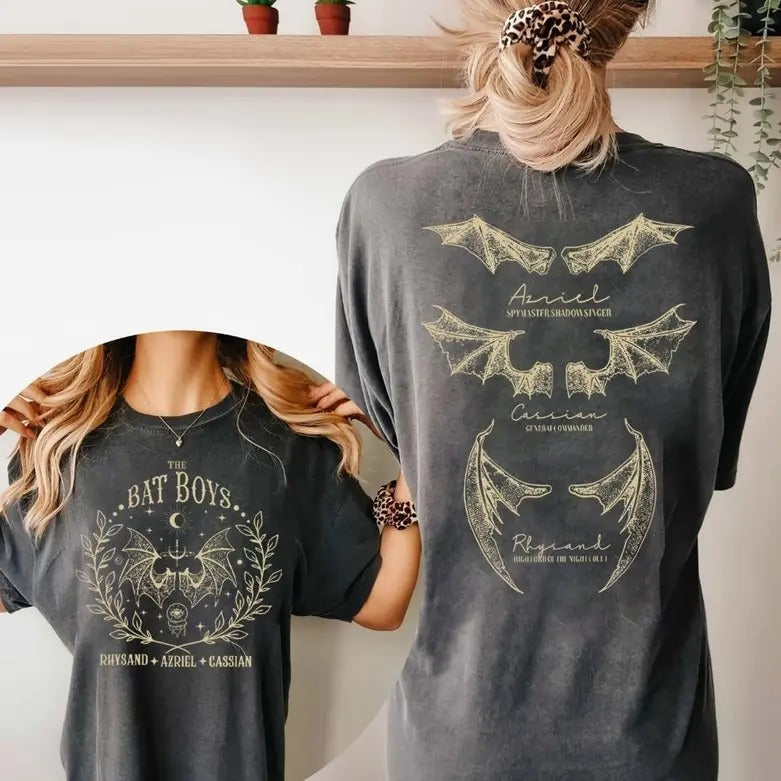 Vintage Acotar Bookish Shirt, Acotar Bat Boys Shirt, The Night Court Illyrians Shirt, Acotar Merch Shirt Hoodie, Sweatshirt