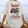 Vintage Cars Matching Shirt, Lightning Mcqueen and Sally Couple T-shirt, Limited McQueen T-Shirt Washed Tee Gifts For Car...