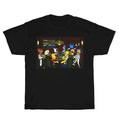 Vintage Cartoon Characters Playing Poker Crewneck T-shirt, Funny Meme Tee, Valentine's Day For Him, Valentine's Gift For...