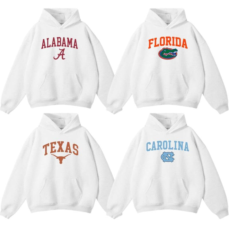 Vintage College NCAA Hoodie, Vintage Hoodie All Teams NCAA, Classic Sport Hoodie, Gifts For Sport Stretch T-Shirts,...