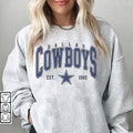 Vintage Dallas Cowboy Football Crewneck Sweatshirt T-Shirts, Hoodie | PureTeeCo.com