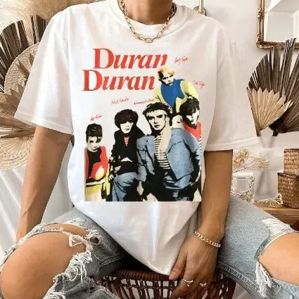 Vintage Duran Duran Music Band Graphic T shirt Cool Style Hoodie, Sweatshirt | PureTeeCo.com