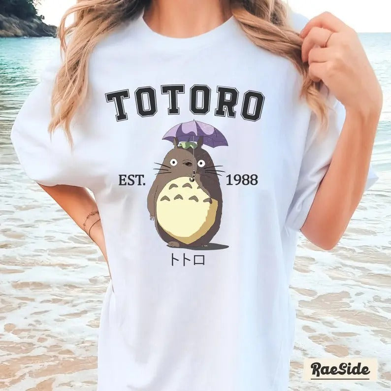 Vintage Ghibli totoro shirt, Spirited Away shirt Hoodie, Sweatshirt | PureTeeCo.com
