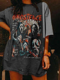 Vintage Ghostface TShirt, 90s Scary Movie T-Shirt, Retro Halloween Sweatshirt, Scream T-Shirt, Vintage Scary Movie...