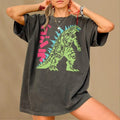 Vintage Godzilla Graphic T-Shirt, Japanese Monster Movie Poster Shirt, Retro Godzilla Art Tee Memorabilia for Men and...