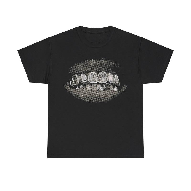 Vintage Iced Out Grill Y2k 90s Hip-Hop Vibes Heavy Cotton Graphic T-Shirt Tshirt Shirt HipHop Rap Tee Casual Classic...