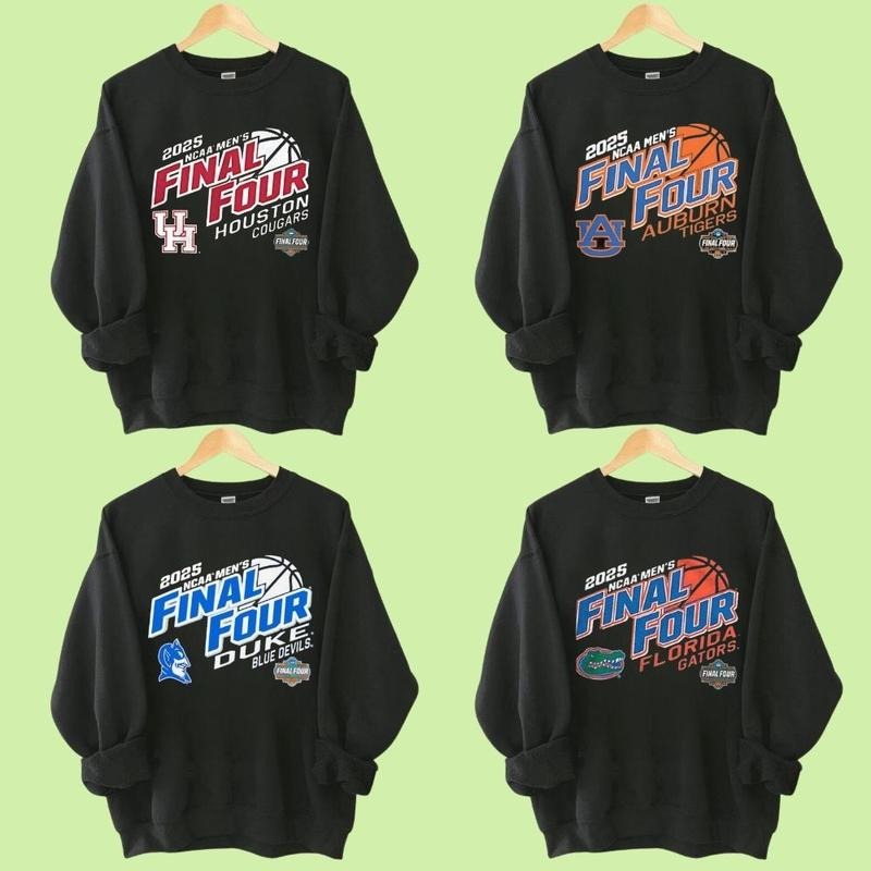 Vintage NCAA All Team Final Four 2025 Sweatshirt, All Sports Team Streetwear Sweatshirt, Classic Pullover For All Team...
