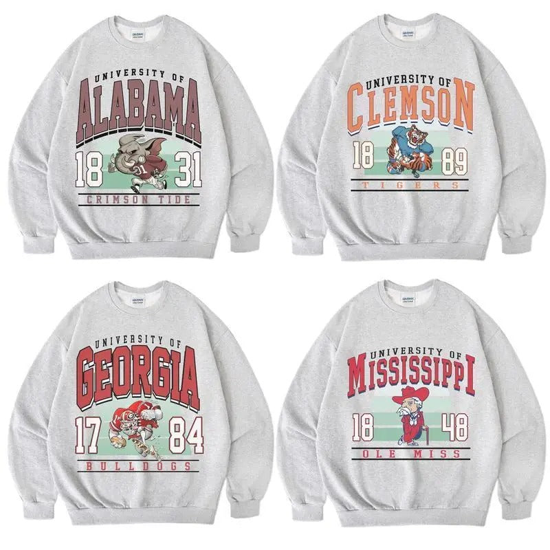 Vintage NCAA Football Sweatshirt, Retro Football Sweatshirt, Classic NCAA Sport Sweatshirt, Gift for Men and Women men's ...