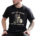 Vintage Not My Trash Not My Dumpster Graphic Tee, Funny Raccoon Meme T-shirt For Men, Mental Health Unhinged Tee, Funny...