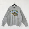 Vintage Outdoor Outfitters Sweatshirt Fish Crewneck Ducks Sweater Pullover Largemouth Bass Wildlife Habitat Deer Duck...