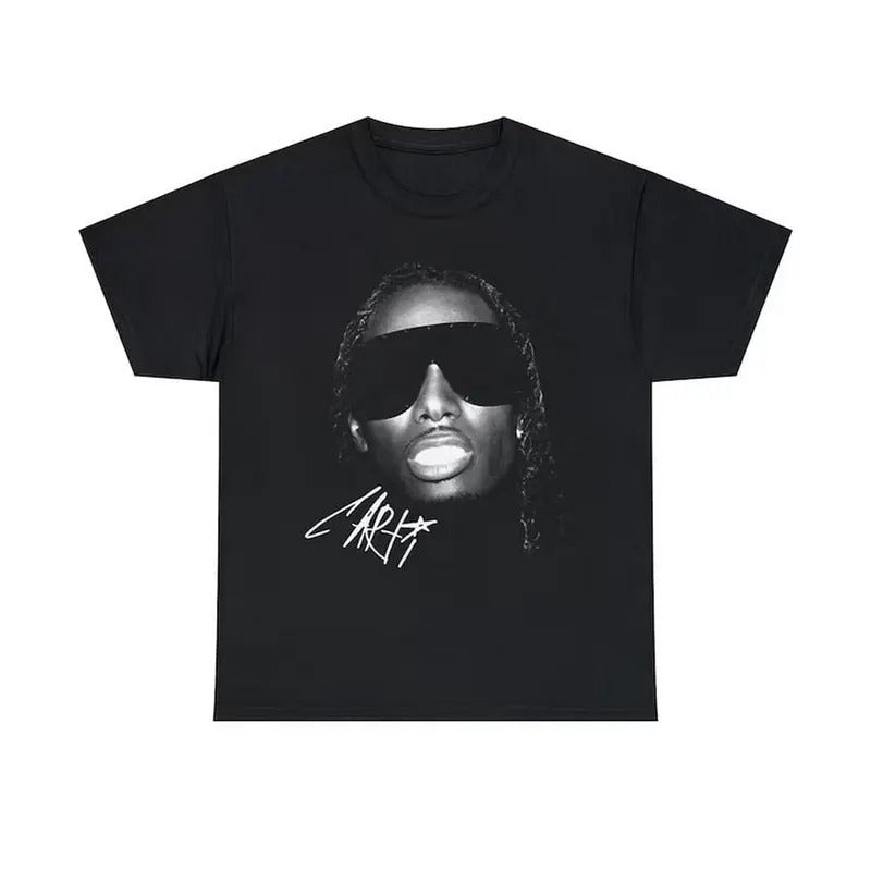Vintage Rap Tee Hip Hop Style, Pl4yboi C4rti T-Shirt, Unisex for Women, Trendy Cotton Boxy, Streetwear Apparel, Gift for...
