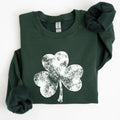 Vintage Shamrock, St Patrick's Day Sweatshirt T-shirt Hoodie Womenswear Cotton Fit Tops | PureTeeCo.com