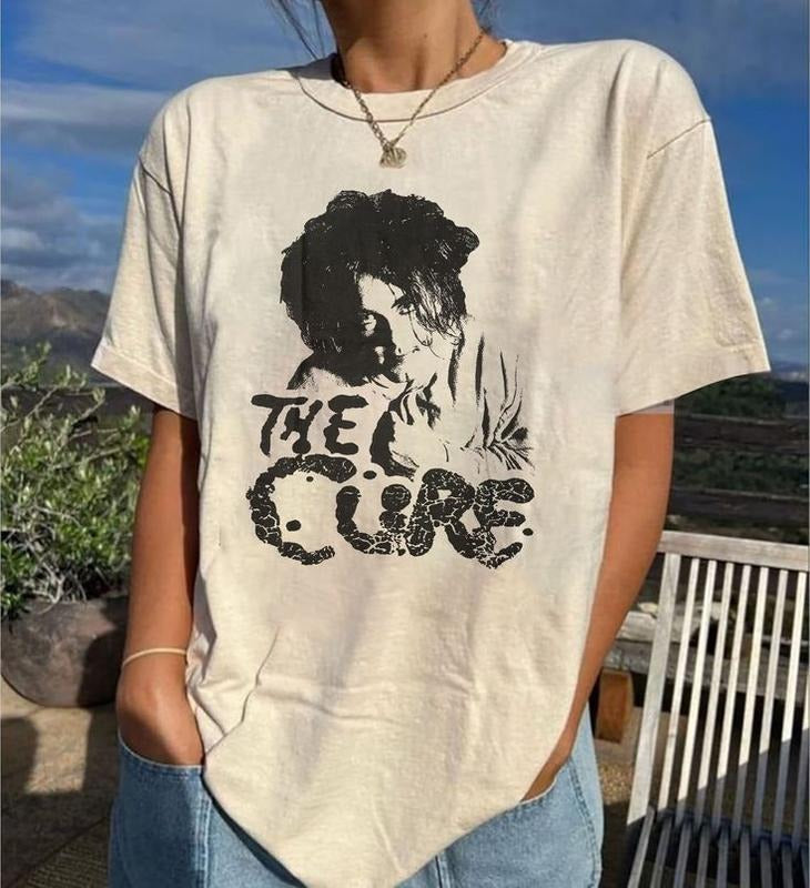 Vintage The Cure Rock Band T-Shirt, Retro Music Fan Gift Tee Hoodie, Sweatshirt | PureTeeCo.com